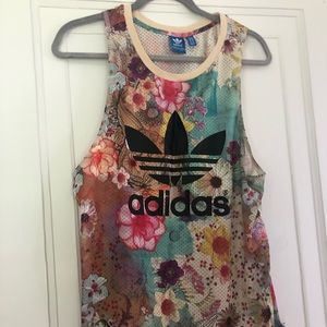 Adidas Floral Muscle Tank